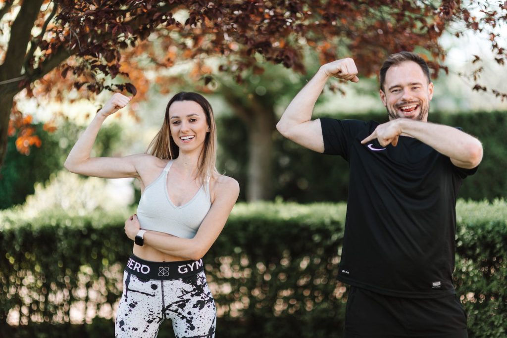 Couple Wearing Activewear