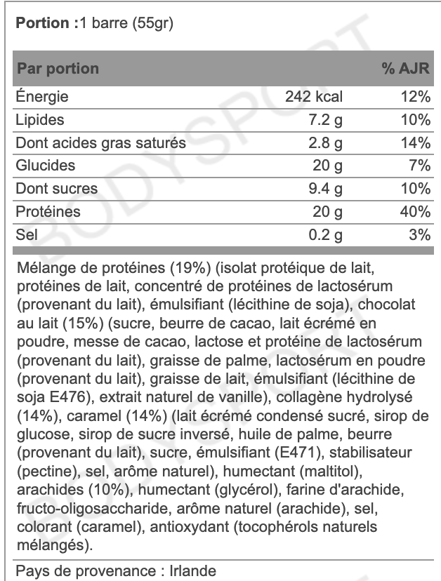 Capture decran 2023 11 06 a 14.19.10 - Tout savoir sur la barre protéinée en musculation - mars 14, 2025 - Objectif Musculation -